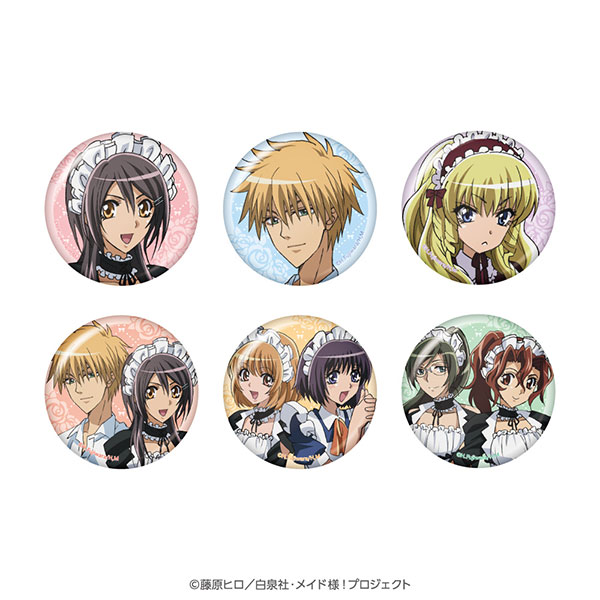 Avengers Maid Sama! Chara Badge Collection 2 6Pack BOX