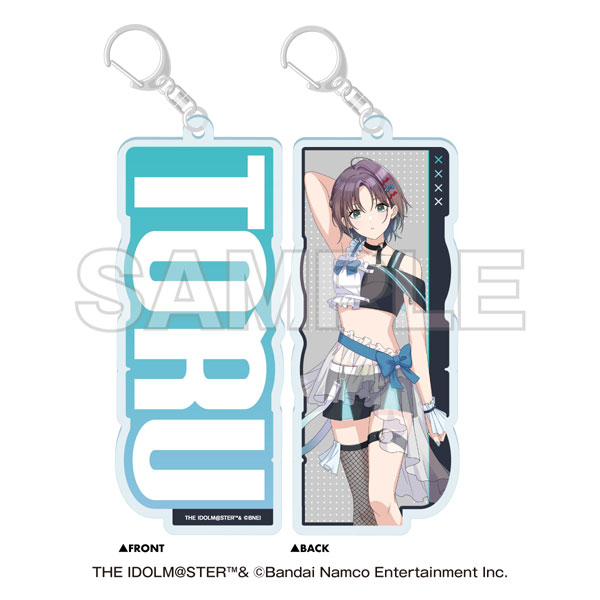 EDITH inc. NTT Docomo x THE IDOLM@STER SHINY COLORS Double-sided Name Keychain Toru Asakura