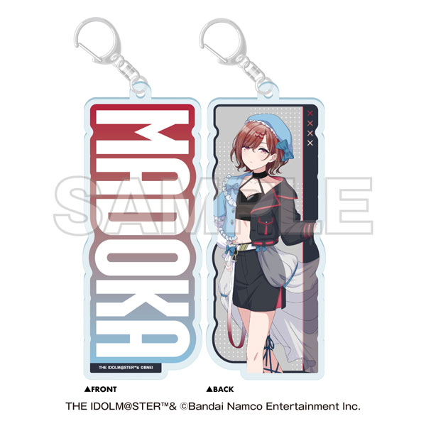 EDITH inc. NTT Docomo x THE IDOLM@STER SHINY COLORS Double-sided Name Keychain Madoka Higuchi รูปภาพ 1