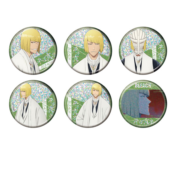 Bellfine TV Anime "Bleach: Thousand-Year Blood War" Trading Hologram Tin Badge Shinji Hirako 6Pack BOX รูปภาพ 1