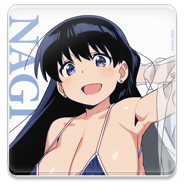 Azu Maker Ruri no Houseki Acrylic Coaster (w/Stand) Nagi Arato Swimsuit ver. [New Illustration]