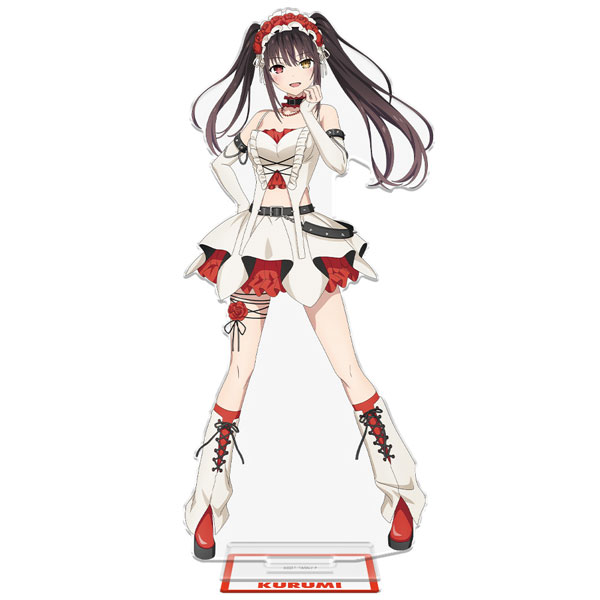 Azu Maker Date A Live V BIG Acrylic Chara Stand Kurumi Tokisaki Gothic Punk White ver. [New Illustration]