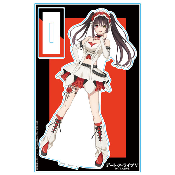 Azu Maker Date A Live V Acrylic Chara Stand Kurumi Tokisaki Gothic Punk White ver. [New Illustration]