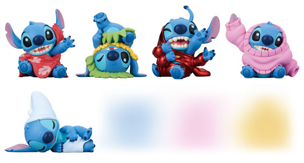Takara Tomy A.R.T.S PERIHAPI! Changing Clothes Disney Stitch 8Pack BOX