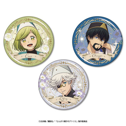 Ensky TV Anime "Witch Hat Atelier" RameKira Tin Badge Set รูปภาพ 1