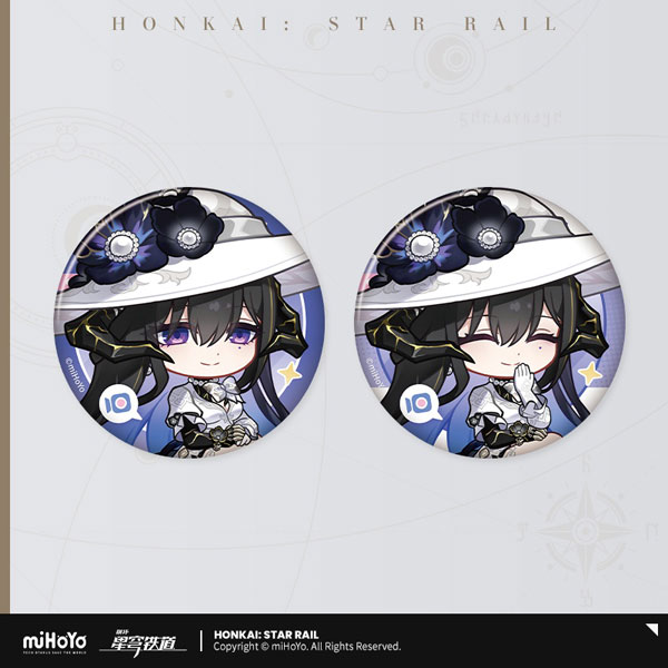 miHoYo Honkai: Star Rail Owlbert's Parlour Series Tin Badge Set The Dahlia รูปภาพ 1
