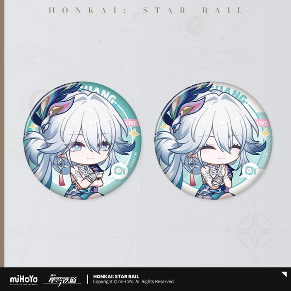 miHoYo Honkai: Star Rail Owlbert's Parlour Series Tin Badge Set Yao Guang รูปภาพ 1