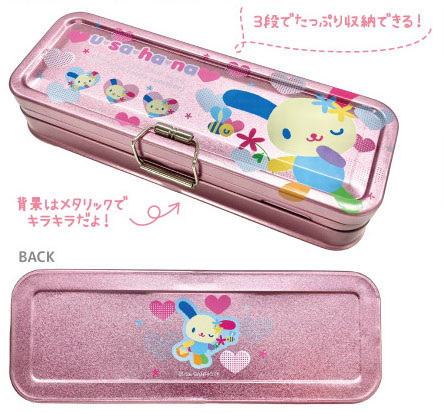 TCP Usahana Tin Pencil Case Pink