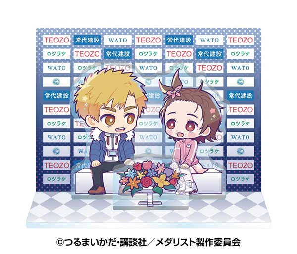 Ensky TV Anime "Medalist" Diorama Acrylic Stand 1. Inori Yuitsuka & Tsukasa Akeuraji