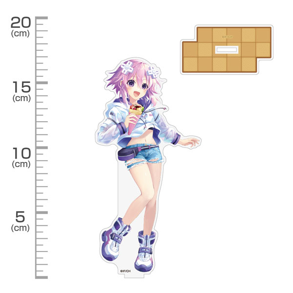COSPA Hyperdimension Neptunia New Illustration Neptune Acrylic Stand (Big) Sweets Time Ver. รูปภาพ 1