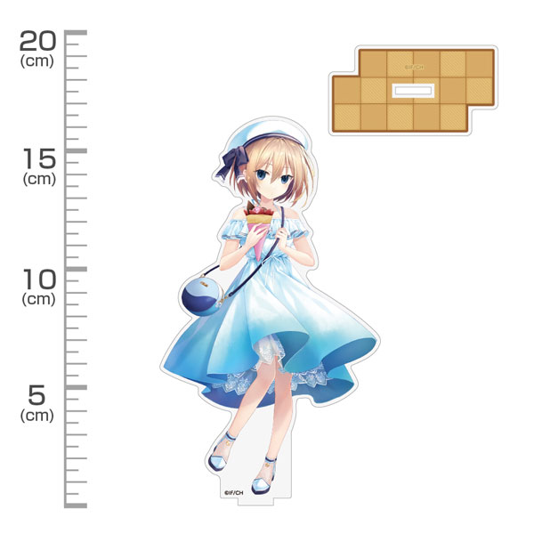 COSPA Hyperdimension Neptunia New Illustration Blanc Acrylic Stand (Big) Sweets Time Ver.