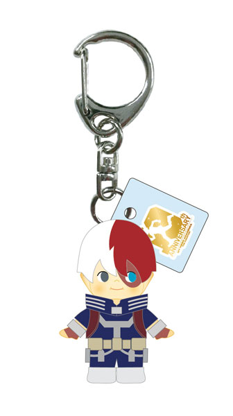 Toho My Hero Academia 10th Anniversary Costume Kewpie Keychain Shoto Todoroki รูปภาพ 1