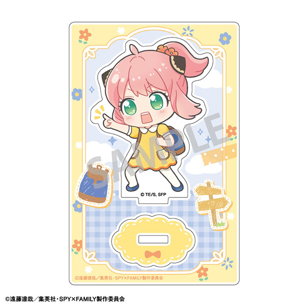 Kamio Japan TV Anime "Spy x Family" Mini Acrylic Stand Departure Spring Ooting New Illustration