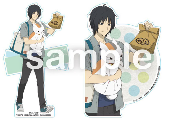 Takara Tomy A.R.T.S Natsume Yuujinchou Birthday Sticker Set Tanuma / Nyanko Sensei รูปภาพ 1