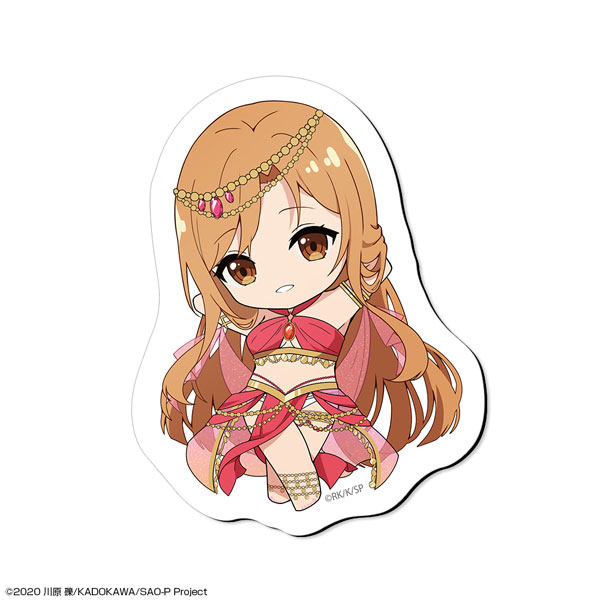 License Agent Sword Art Online Magnet Sheet Design 01 (Asuna / Chibi Chara Dancer ver.) 画像 1
