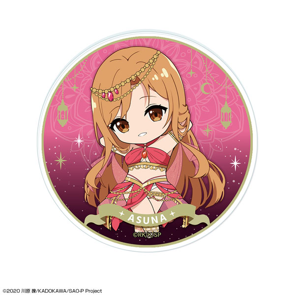 License Agent Sword Art Online Acrylic Coaster Design 01 (Asuna / Chibi Chara Dancer ver.)