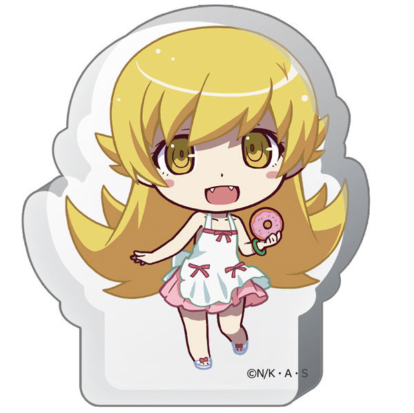Azu Maker Monogatari Series Thick Acrylic Stand Shinobu Oshino