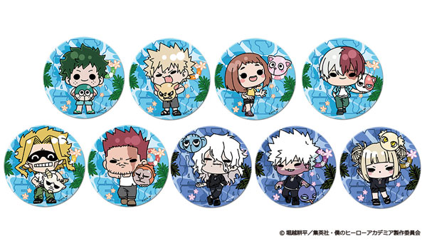 Toho My Hero Academia Animal Beach Ball mochocho Trading 3way Tin Badge 9Pack BOX รูปภาพ 1
