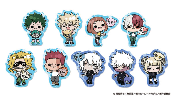 Toho My Hero Academia Animal Beach Ball mochocho Trading Sticker 9Pack BOX รูปภาพ 1