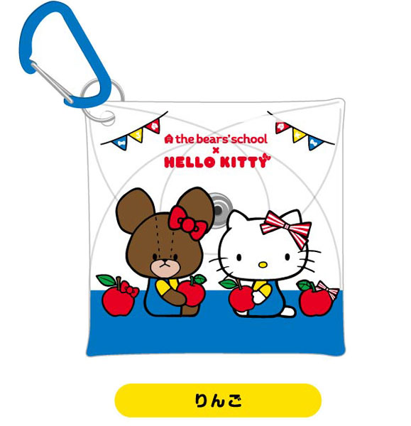 Bandai Multipurpose Clear Case SS Size The Bear's School x Hello Kitty 03 Apple รูปภาพ 1