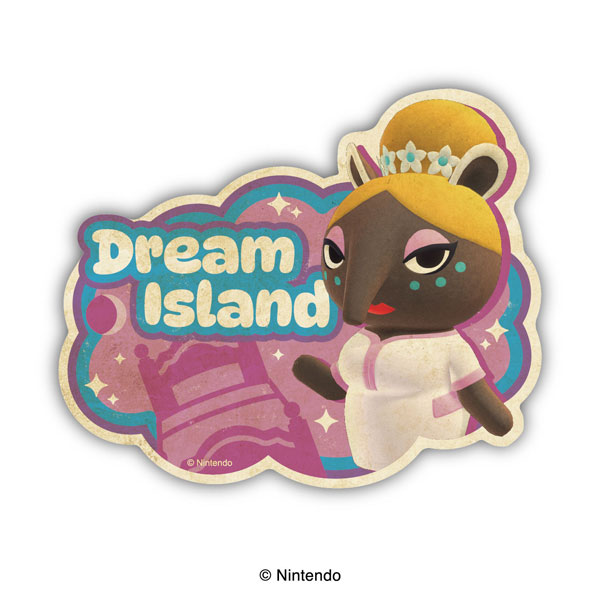 Ensky Animal Crossing New Horizons Travel Sticker (7) Dream Island รูปภาพ 1