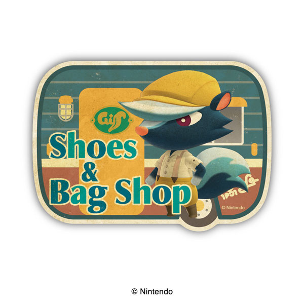Ensky Animal Crossing New Horizons Travel Sticker (8) Shoes & Bag Shop