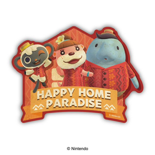 Ensky Animal Crossing New Horizons Travel Sticker (10) Happy Home Paradise
