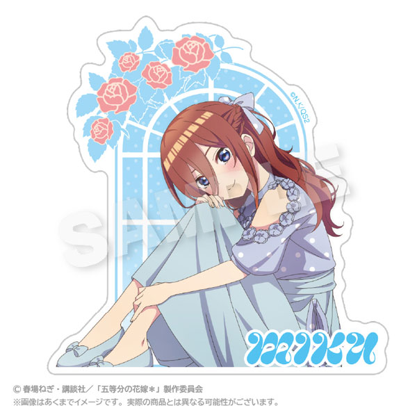 Stella Notes The Quintessential Quintuplets * Diecut Sticker Polka Dot Pastel ver. Miku Nakano รูปภาพ 1