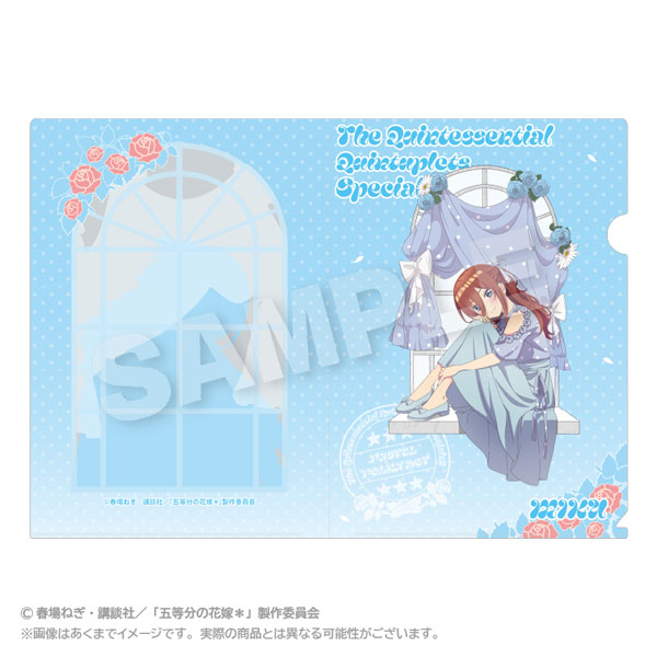 Stella Notes The Quintessential Quintuplets * Clear File Polka Dot Pastel ver. Miku Nakano