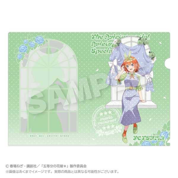 Stella Notes The Quintessential Quintuplets * Clear File Polka Dot Pastel ver. Yotsuba Nakano รูปภาพ 1