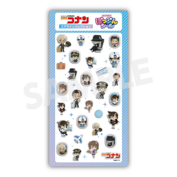Zero-G Act Detective Conan HapiHapi Poppun Sticker Airline Collection รูปภาพ 1