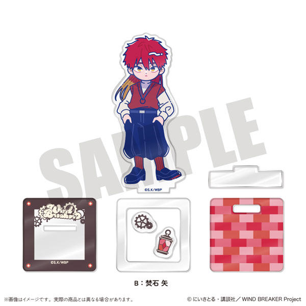 MENEGI TV Anime "WIND BREAKER" Nyutoro Birthday Goods Chika Takiishi Acrylic Stand B รูปภาพ 1