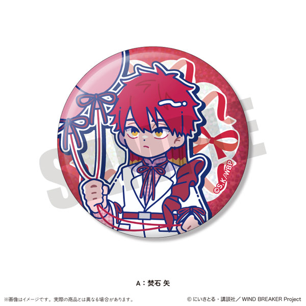 MENEGI TV Anime "WIND BREAKER" Nyutoro Birthday Goods Chika Takiishi Shiny Tin Badge A รูปภาพ 1