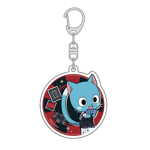 Parflette FAIRY TAIL 100 Years Quest Acrylic Keychain (Happy / Casino Dealer) รูปภาพ 1