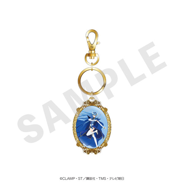coly TV Anime "Magic Knight Rayearth" Epo Charm w/Illustration (Umi Ryuuzaki)