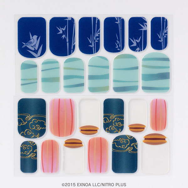 Ram Corporation Touken Ranbu ONLINE Gel Nail Sticker Vol.6 Kenshin Kagemitsu