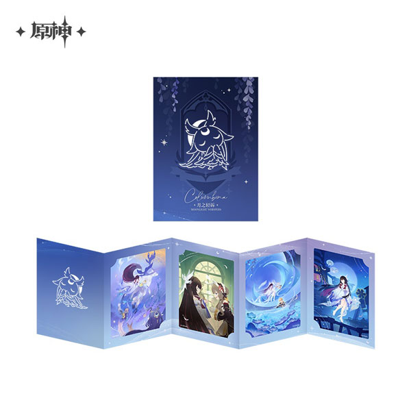 miHoYo Genshin Impact Whisper of the Moon Series Collection Card Set รูปภาพ 1
