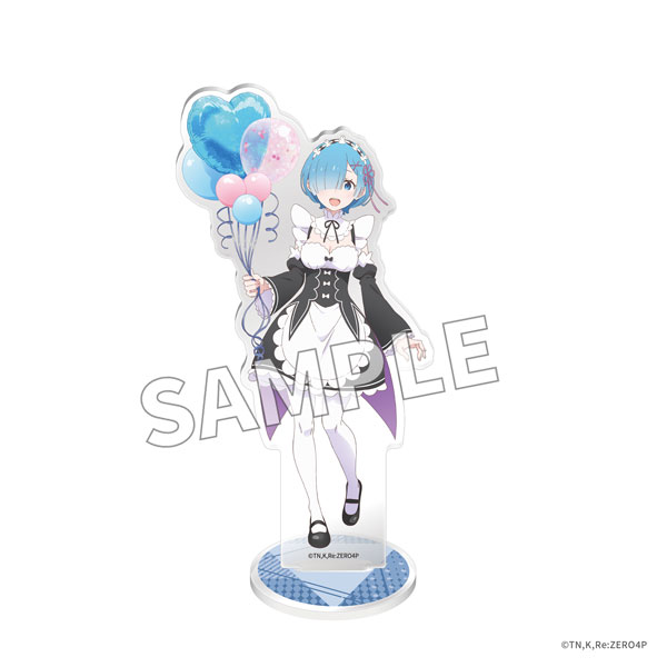 KADOKAWA Re:ZERO -Starting Life in Another World- Acrylic Stand Flower & Balloon ver. - Rem