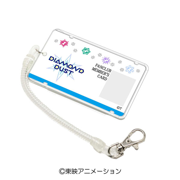 Groove Garage Girls Band Cry Narikiri Acrylic Pass Case Diamond Dust 이미지 1