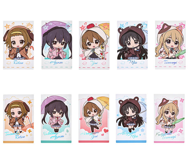 GoodSmile Moment K-ON! Fluffy Rain Series Collectible Instant Photo-Style Card (2 Piece Set) 5Pack BOX