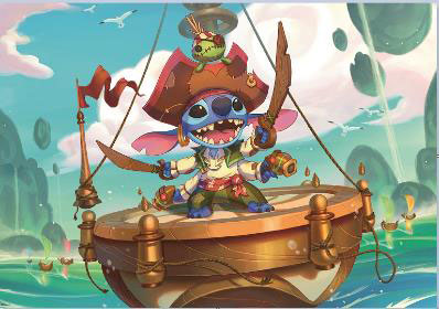 Jigsaw Puzzle Disney Lorcana Puzzle: Stitch Alien Buccaneer 300pcs (12001662)