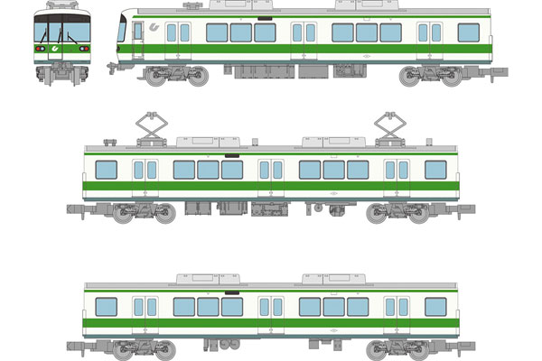 鉄道ｺﾚｸｼｮﾝ 神戸市営地下鉄 西神･山手線3000形 3両ｾｯﾄ