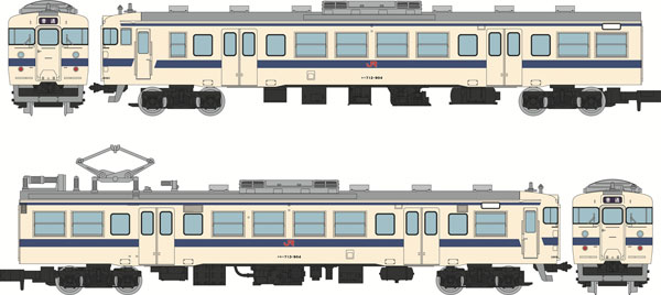 鉄道ｺﾚｸｼｮﾝ JR713系900番代(九州色) 2両ｾｯﾄ