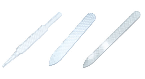 Glass File for Plastic Models Set of 3 Types