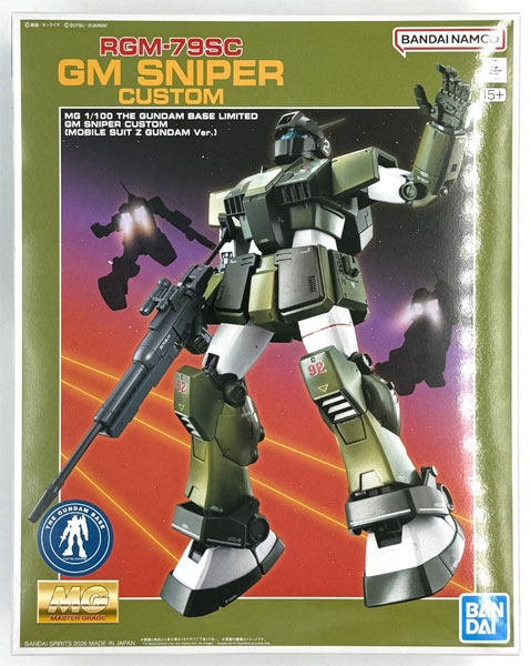 BANDAI SPIRITS MG 1/100 GM Sniper Custom (Mobile Suit Zeta Gundam Edition) Plastic Model (Gundam Base Exclusive) รูปภาพ 1