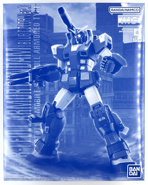BANDAI SPIRITS MG 1/100 Full Armor Gundam (Blue Color Ver.) Plastic Model (Hobby Online Shop Exclusive) รูปภาพ 1