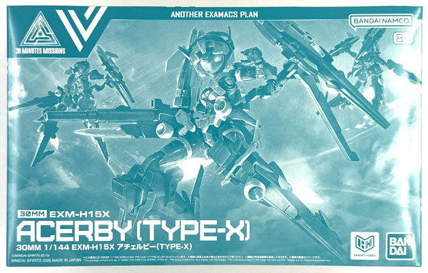 BANDAI SPIRITS 30MM 1/144 EXM-H15X Acerby (TYPE-X) Plastic Model (Hobby Online Shop Exclusive) image 1