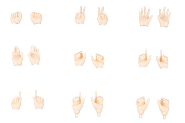 Kotobukiya MEGAMI DEVICE M.S.G 09 HAND SET SKIN COLOR A image 1