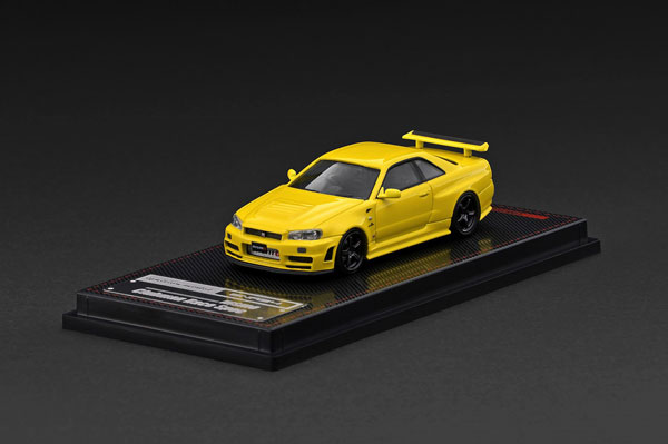 Ignition Model 1/64 Nissan Skyline GT-R (BNR34) NISMO customized Yellow รูปภาพ 1