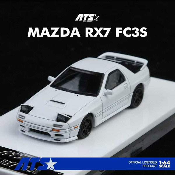 ATS-MODELS 1/64 MAZDA RX-7 FC3S White